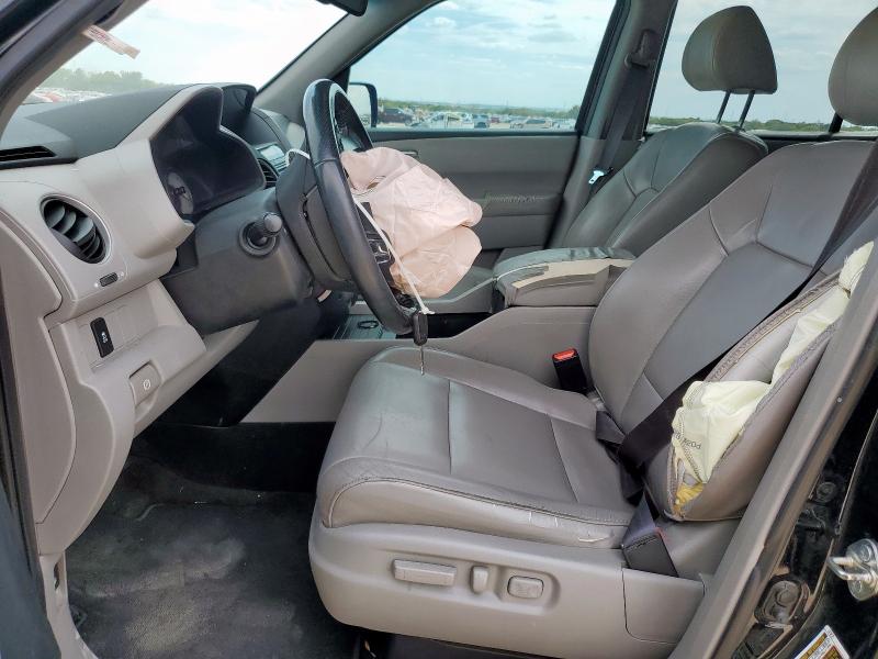 5FNYF3H59FB001452 - 2015 HONDA PILOT EXL BLACK photo 7