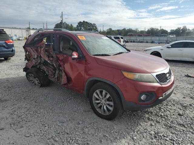 5XYKU4A20BG063522 - 2011 KIA SORENTO EX 红色 照片 4