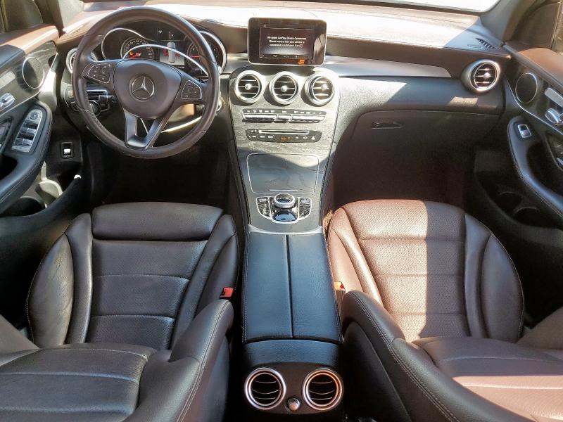 WDC0G4KB9JV107290 - 2018 MERCEDES-BENZ GLC 300 4MATIC BLACK photo 8