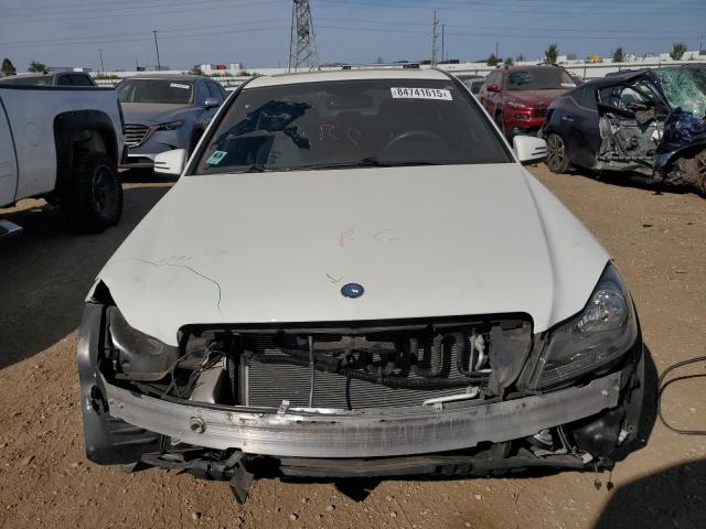 WDDGF8BB9CR197833 - 2012 MERCEDES-BENZ C 300 4MATIC WHITE photo 5
