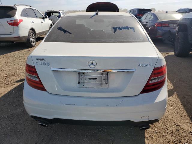 WDDGF8BB9CR197833 - 2012 MERCEDES-BENZ C 300 4MATIC WHITE photo 6