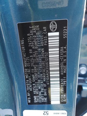 4T1DAACK3SU612752 - 2025 TOYOTA CAMRY XSE Dəniz mavisi foto 12