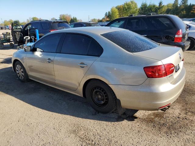 3VW2K7AJ0EM245790 - 2014 VOLKSWAGEN JETTA BASE 金色 照片 2