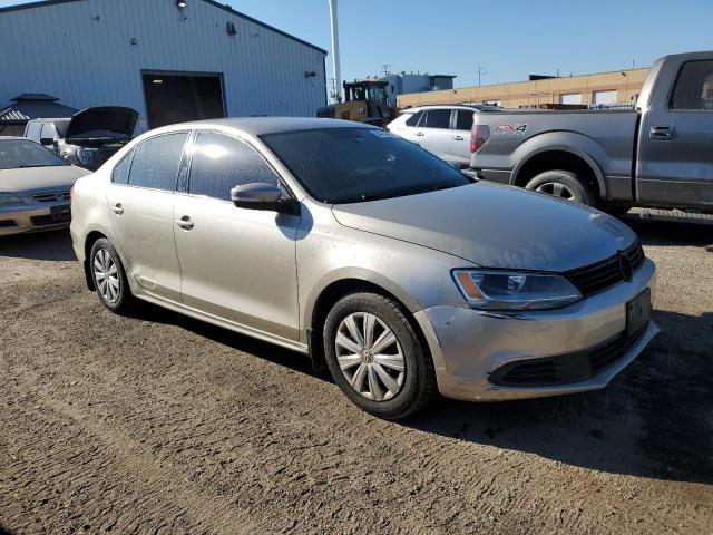 3VW2K7AJ0EM245790 - 2014 VOLKSWAGEN JETTA BASE 金色 照片 4