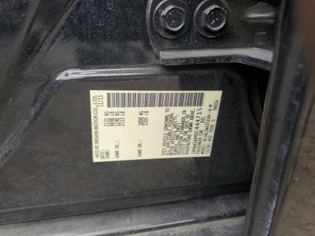 1N4AA5AP4EC444715 - 2014 NISSAN MAXIMA S შავი ფოტო 12