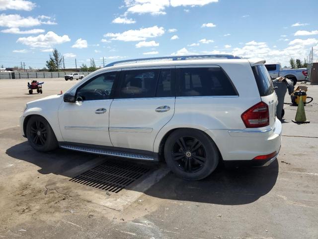 4JGBF7BE0BA708315 - 2011 MERCEDES-BENZ GL 450 4MATIC WHITE photo 2