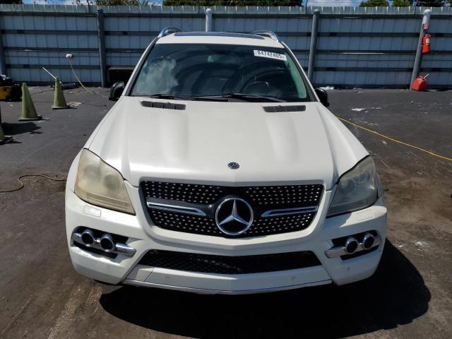 4JGBF7BE0BA708315 - 2011 MERCEDES-BENZ GL 450 4MATIC WHITE photo 5