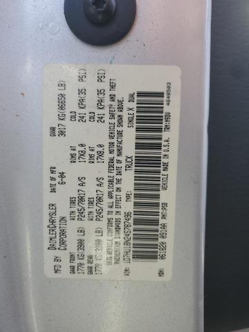 1D7HU18N24S787496 - 2004 DODGE RAM 1500 ST SILVER photo 12