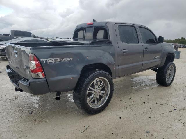 5TFJU4GNXFX072700 - 2015 TOYOTA TACOMA DOUBLE CAB PRERUNNER GRAY photo 3