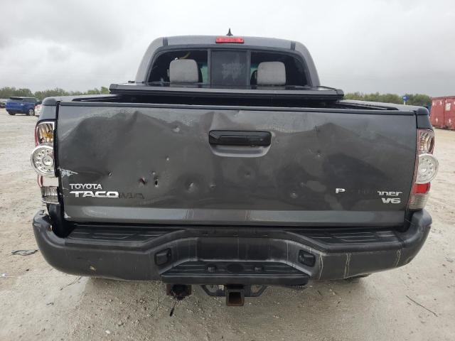 5TFJU4GNXFX072700 - 2015 TOYOTA TACOMA DOUBLE CAB PRERUNNER GRAY photo 6