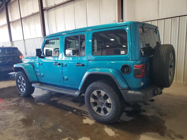 1C4HJXEN3KW691442 - 2019 JEEP WRANGLER U SAHARA TEAL photo 2