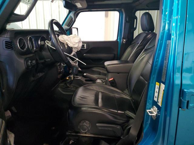 1C4HJXEN3KW691442 - 2019 JEEP WRANGLER U SAHARA TEAL photo 7