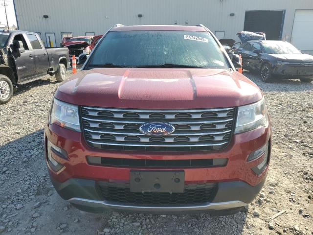 1FM5K8D87GGC20960 - 2016 FORD EXPLORER XLT 红色 照片 5