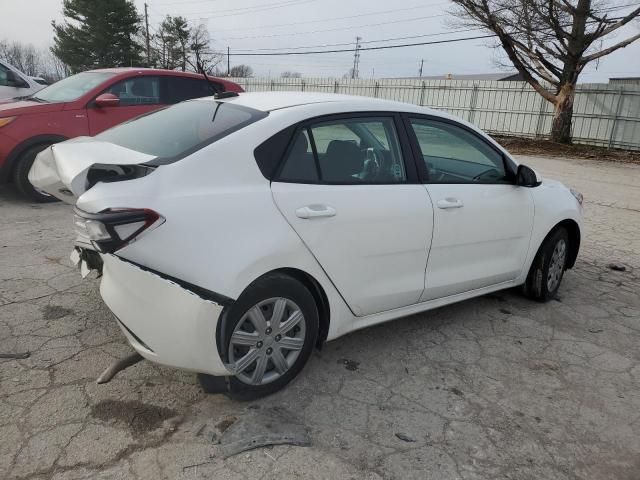 3KPA24AD5ME392722 - 2021 KIA RIO LX WHITE photo 3