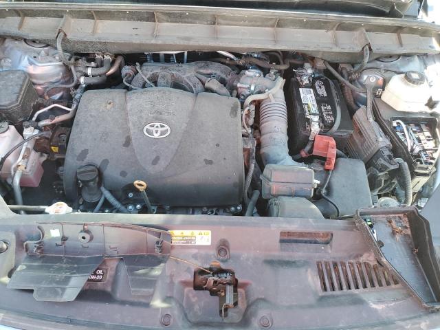 5TDGZRAH8NS128794 - 2022 TOYOTA HIGHLANDER XLE Blau Foto 12