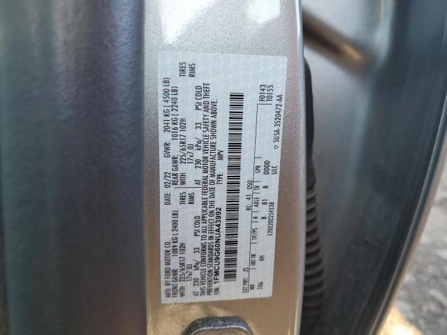 1FMCU9G60NUA43992 - 2022 FORD ESCAPE SE SILVER photo 13