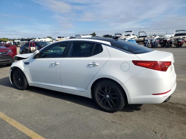 KNAGM4A79C5279829 - 2012 KIA OPTIMA LX WHITE photo 2