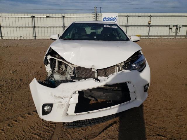 2T1BURHE0GC698028 - 2016 TOYOTA COROLLA L WHITE photo 5