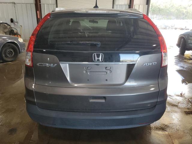 2HKRM4H79EH657166 - 2014 HONDA CR-V EXL GRAY photo 6