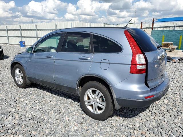 5J6RE4H73AL045638 - 2010 HONDA CR-V EXL BLUE photo 2
