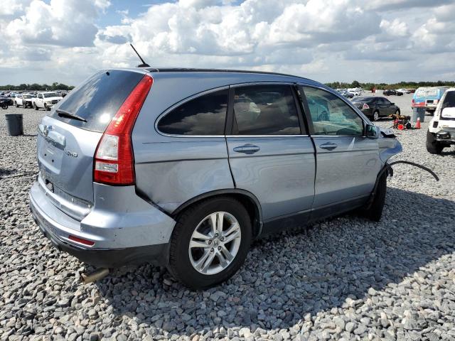 5J6RE4H73AL045638 - 2010 HONDA CR-V EXL BLUE photo 3