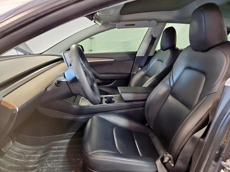 5YJ3E1EB2NF125380 - 2022 TESLA MODEL 3 Szary zdjęcie 7