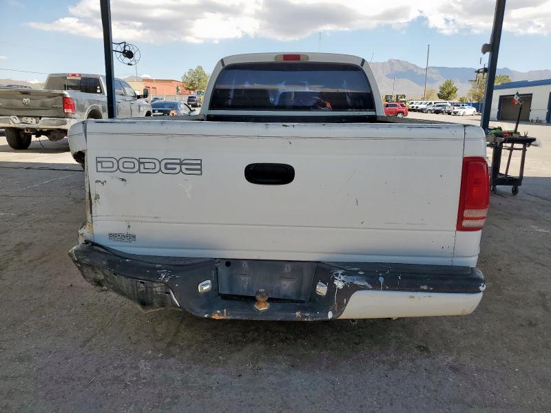 1B7GL22X5YS553805 - 2000 DODGE DAKOTA 白色 照片 6