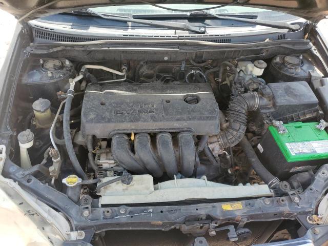 JTDBR32E270102788 - 2007 TOYOTA COROLLA CE შავი ფოტო 11