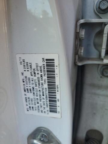 1HGCP3F89BA027509 - 2011 HONDA ACCORD EXL თეთრი ფოტო 13