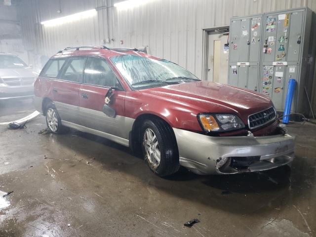 4S3BH675137634516 - 2003 SUBARU LEGACY OUTBACK AWP 橙色 照片 4