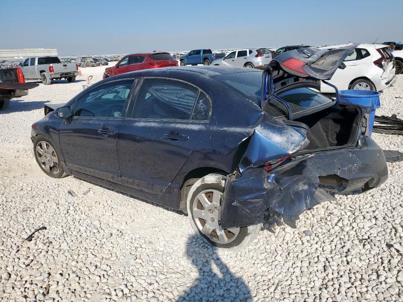 2HGFA1F51AH561290 - 2010 HONDA CIVIC LX BLUE photo 2