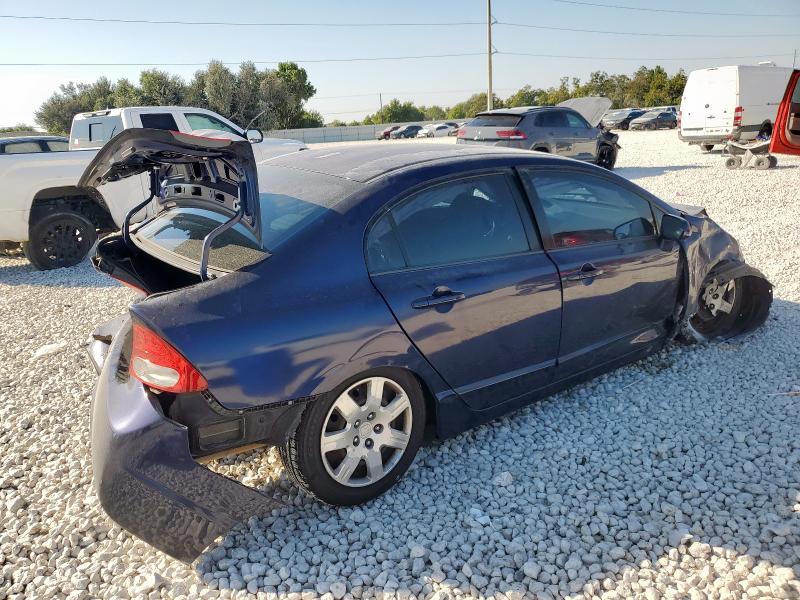 2HGFA1F51AH561290 - 2010 HONDA CIVIC LX BLUE photo 3