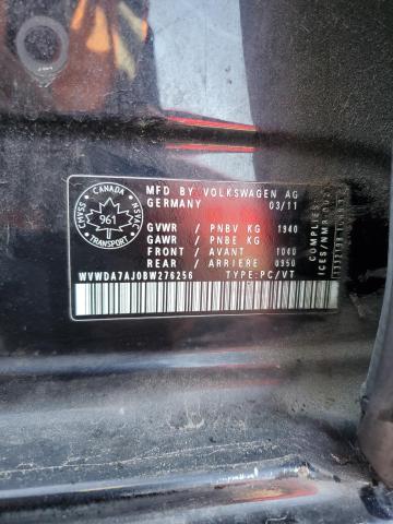 WVWDA7AJ0BW276256 - 2011 VOLKSWAGEN GOLF 黑色 照片 13