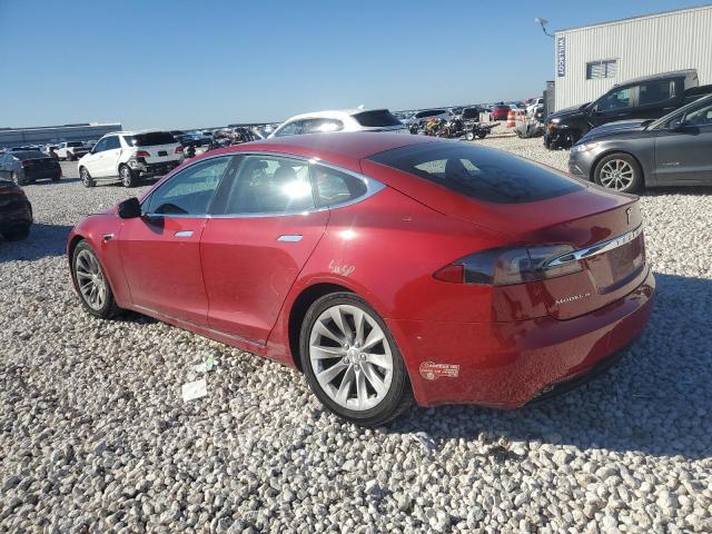 5YJSA1E17HF180328 - 2017 TESLA MODEL S RED photo 2