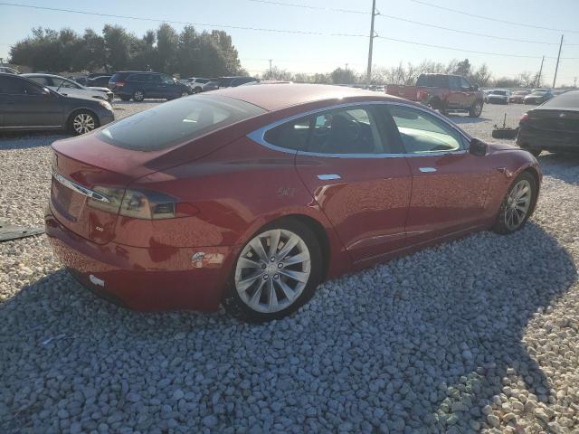 5YJSA1E17HF180328 - 2017 TESLA MODEL S RED photo 3