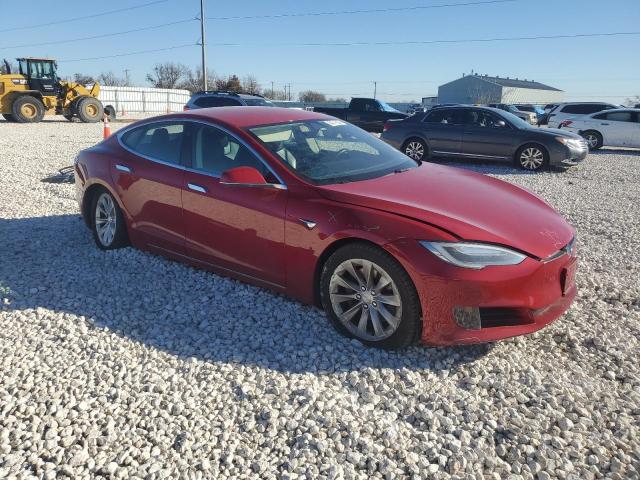 5YJSA1E17HF180328 - 2017 TESLA MODEL S RED photo 4