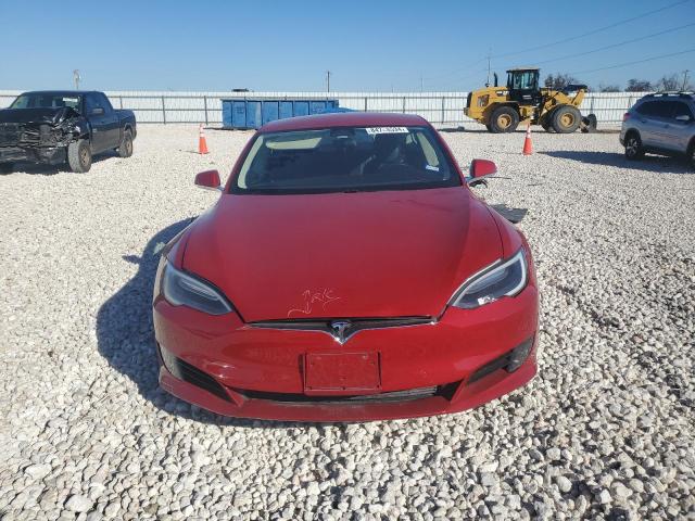 5YJSA1E17HF180328 - 2017 TESLA MODEL S RED photo 5