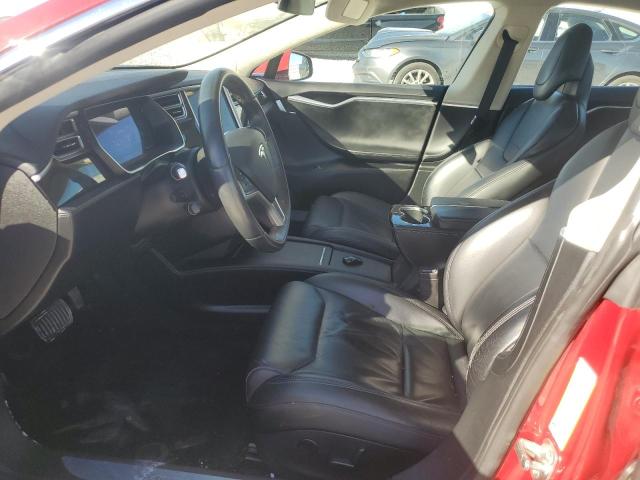 5YJSA1E17HF180328 - 2017 TESLA MODEL S RED photo 7