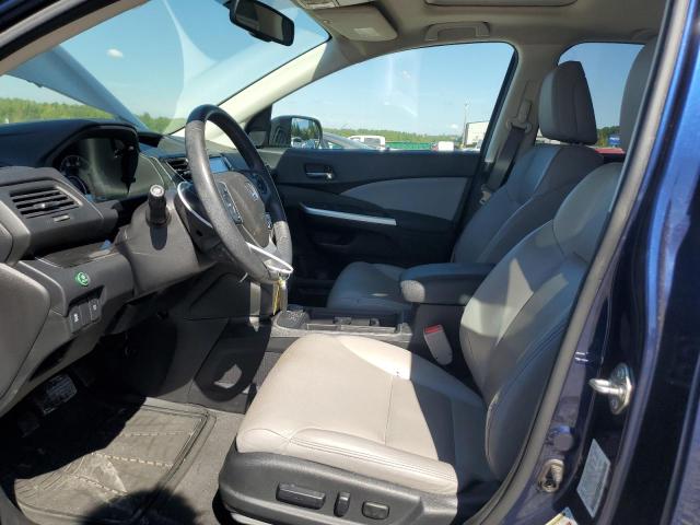 2HKRM3H74GH556985 - 2016 HONDA CR-V EXL ლურჯი ფოტო 7