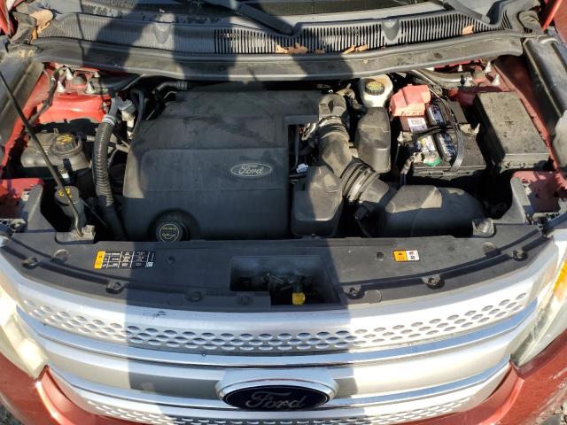 1FM5K8D88EGB33808 - 2014 FORD EXPLORER XLT 红色 照片 12