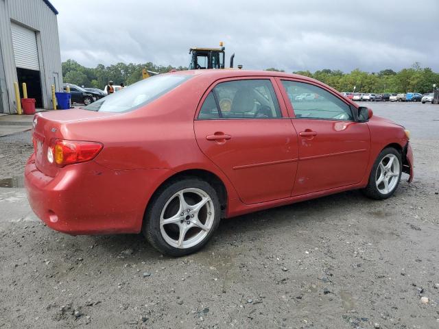 1NXBU4EE3AZ365819 - 2010 TOYOTA COROLLA BASE წითელი ფოტო 3