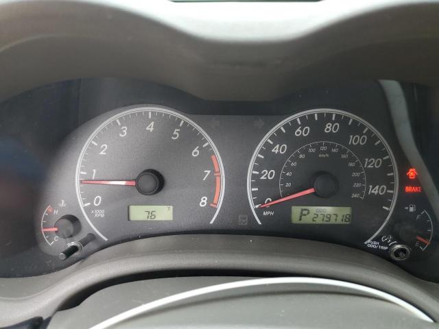 1NXBU4EE3AZ365819 - 2010 TOYOTA COROLLA BASE წითელი ფოტო 9