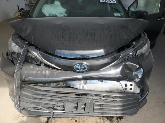 5TDYRKEC8PS156494 - 2023 TOYOTA SIENNA XLE GRAY photo 12