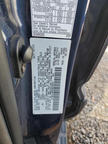 JTEBU14R838008067 - 2003 TOYOTA 4RUNNER SR5 BLUE photo 13