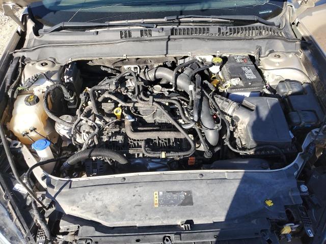 3FA6P0HDXJR271233 - 2018 FORD FUSION SE TAN photo 11