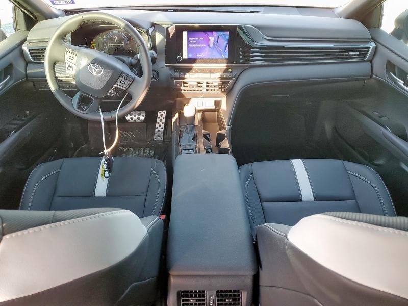 4T1DAACK6SU592545 - 2025 TOYOTA CAMRY XSE GRAY photo 8