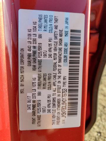 JM3KFBDL6H0179753 - 2017 MAZDA CX-5 GRAND TOURING RED photo 13