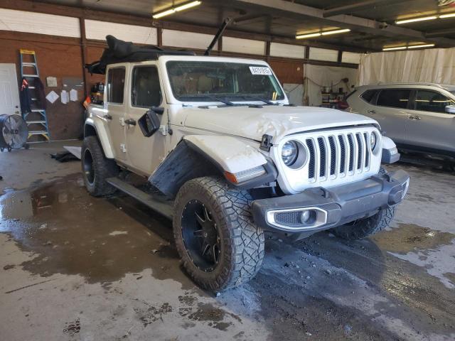 1C4HJXEG1MW504915 - 2021 JEEP WRANGLER U SAHARA თეთრი ფოტო 4