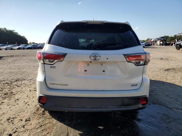 5TDKKRFH2GS176589 - 2016 TOYOTA HIGHLANDER XLE Սպիտակ լուսանկար 6