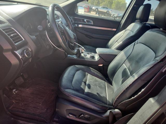 1FM5K8GT6JGB64064 - 2018 FORD EXPLORER SPORT أسود صورة 7